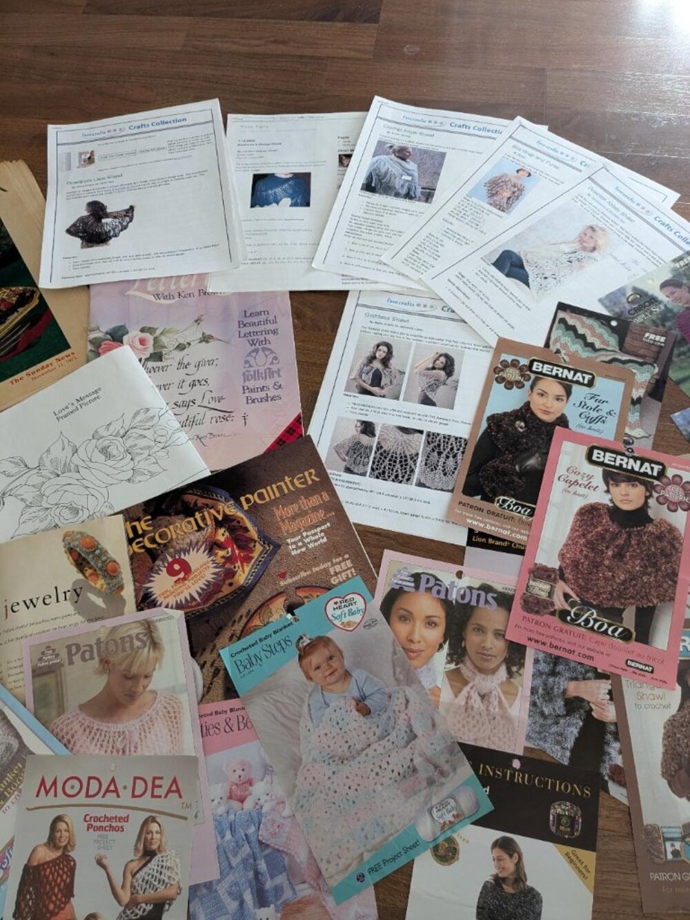 Retro 70's-90's  bundle crafting cooking fun creative lifestyle reads & projects